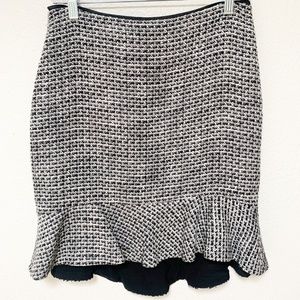 White House Black Market | High Low Ruffled Skirt